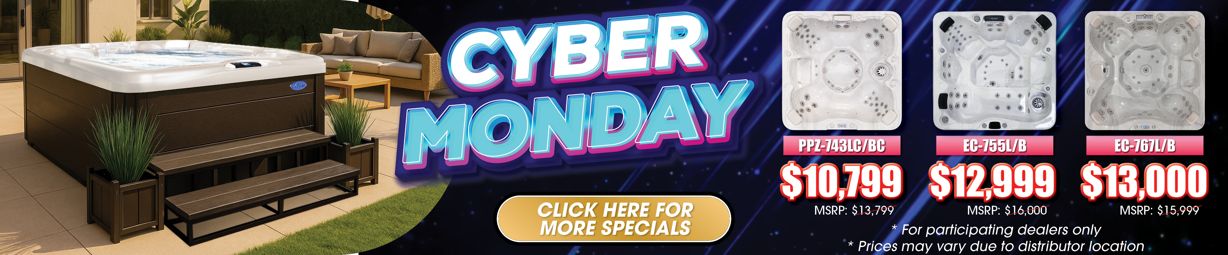 Calspas hot tub being used in a family setting - St Petersburg